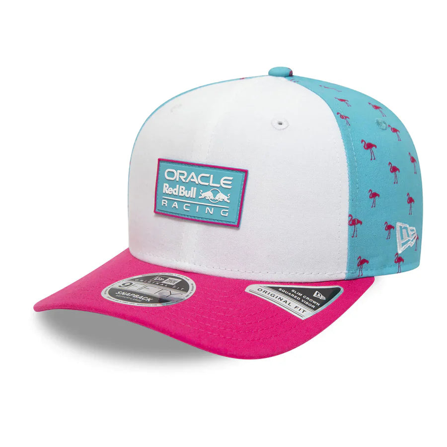 Red Bull Racing 9FIFTY Oracle Miami Print White/Pink Cap