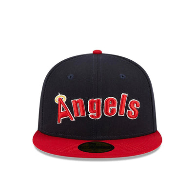 California Angels 59FIFTY Retro Jersey Script Navy/Red Cap