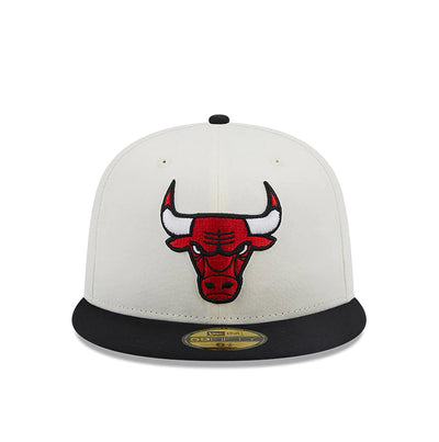 Chicago Bulls 59FIFTY Championships White/Black Cap