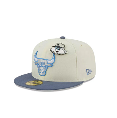 Chicago Bulls 59FIFTY The Elements White/Grey Cap
