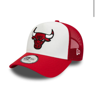 Chicago Bulls Trucker A-Frame Team Colour Red Cap