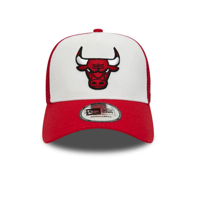 Chicago Bulls Trucker A-Frame Team Colour Red Cap