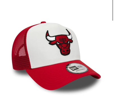 Chicago Bulls Trucker A-Frame Team Colour Red Cap