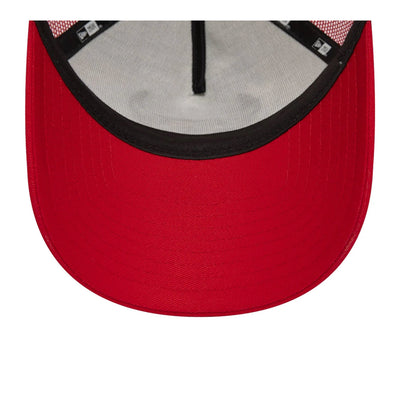 Chicago Bulls Trucker A-Frame Team Colour Red Cap