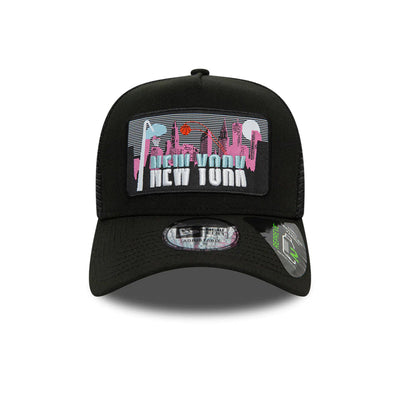 New Era Trucker License Plate Black Cap