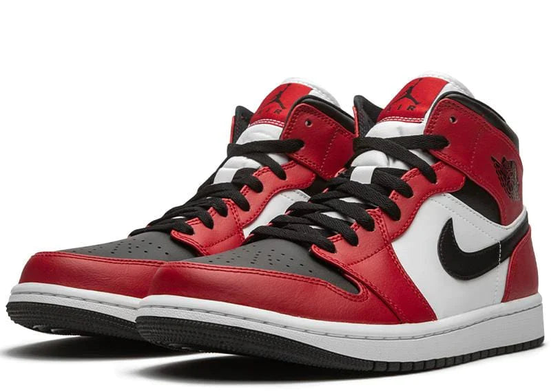 JORDAN 1 MID CHICAGO BLACK TOE