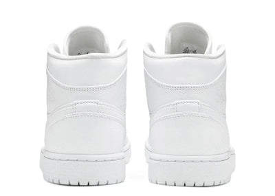 JORDAN 1 MID TRIPLE WHITE 2.0