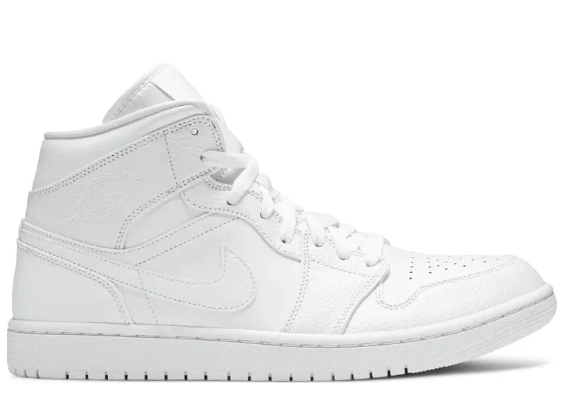 JORDAN 1 MID TRIPLE WHITE 2.0