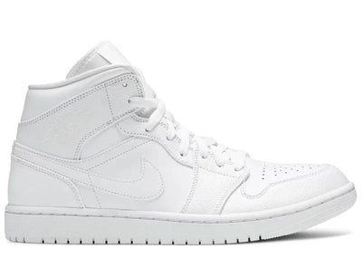 JORDAN 1 MID TRIPLE WHITE 2.0