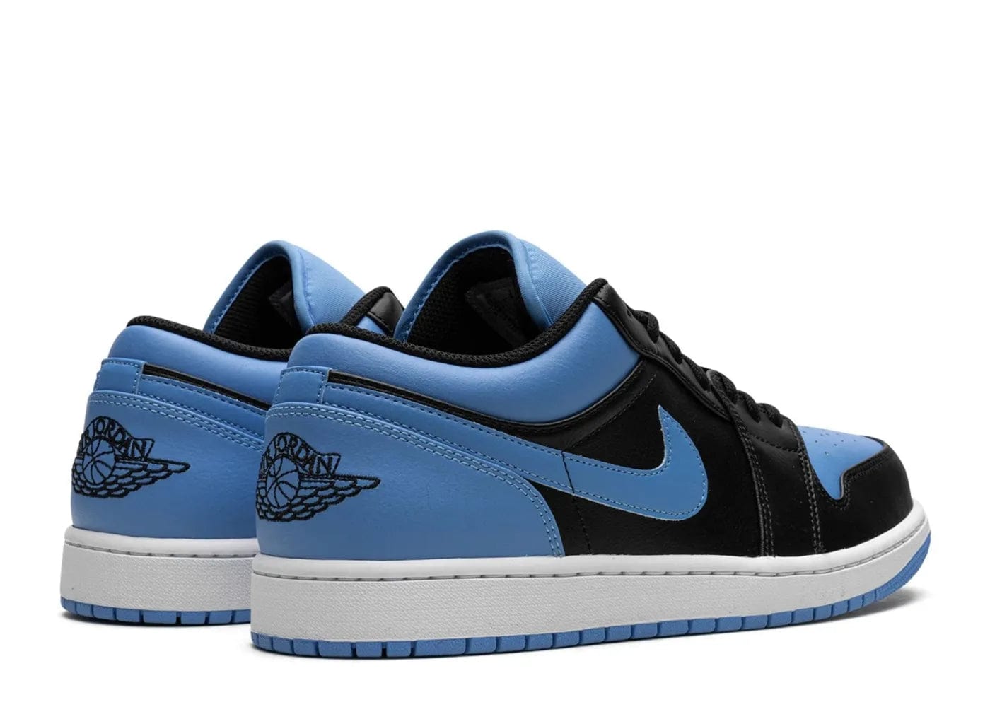 JORDAN 1 LOW BLACK UNIVERSITY BLUE