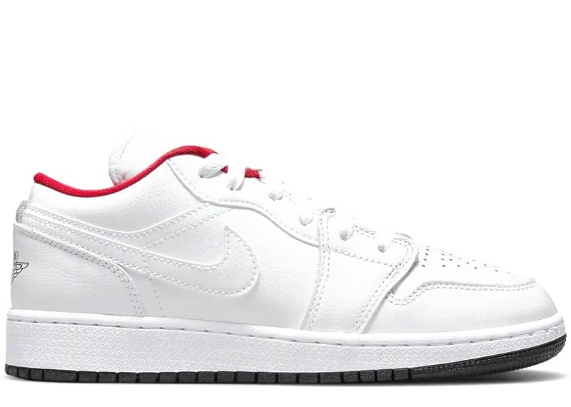 JORDAN 1 LOW WHITE GYM RED BLACK