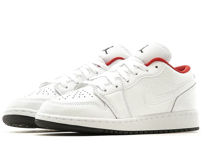 JORDAN 1 LOW WHITE GYM RED BLACK