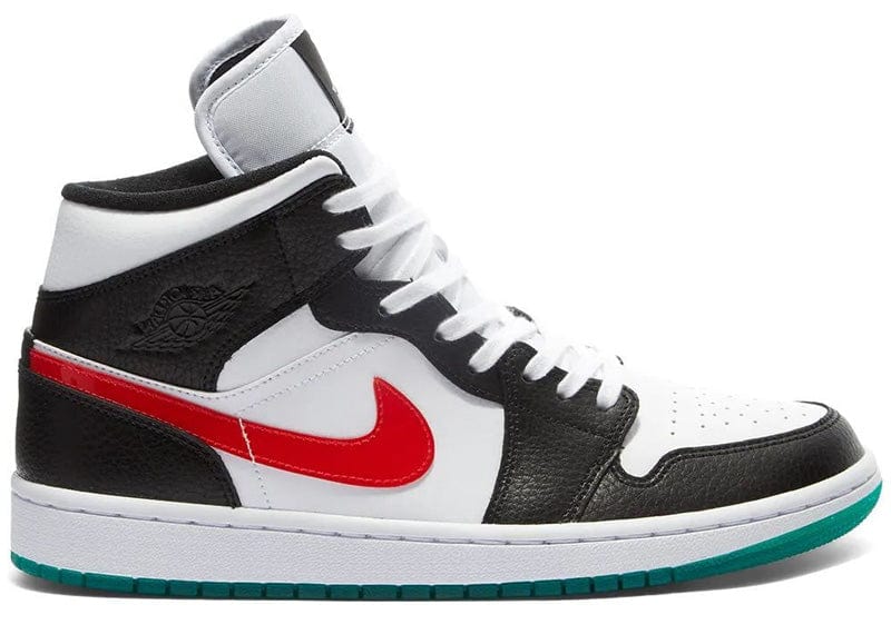JORDAN 1 MID ALTERNATE SWOOSHES RED YELLOW
