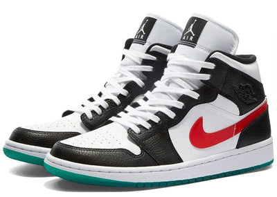 JORDAN 1 MID ALTERNATE SWOOSHES RED YELLOW