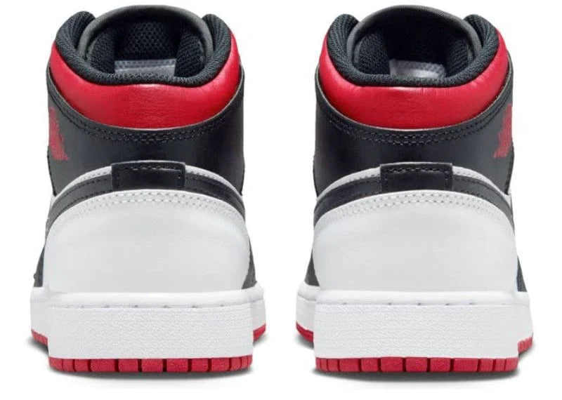 JORDAN 1 MID GYM RED BLACK TOE
