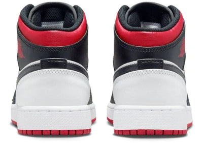 JORDAN 1 MID GYM RED BLACK TOE