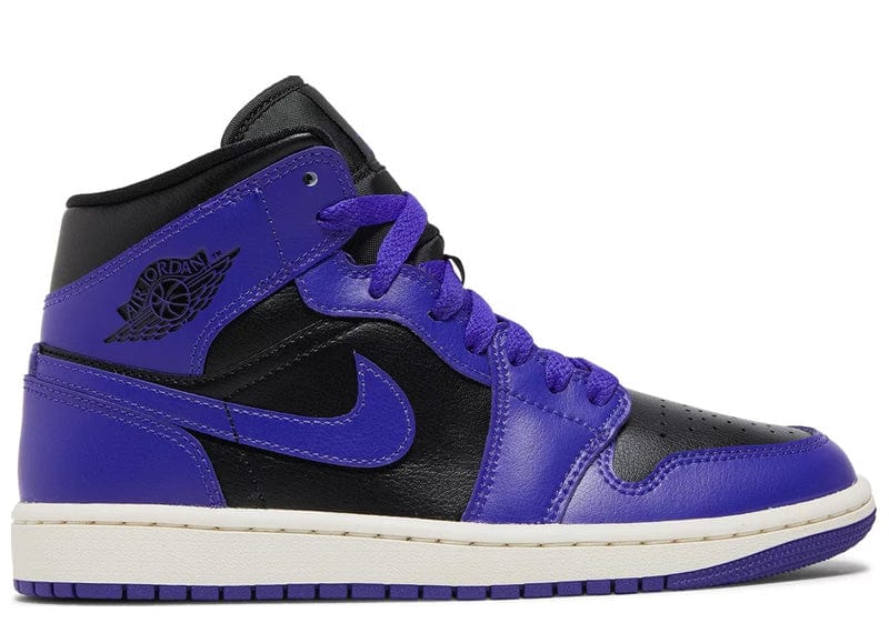 JORDAN 1 MID PURPLE BLACK