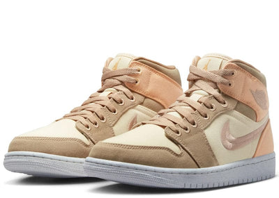 JORDAN 1 MID SE CANVAS KHAKI