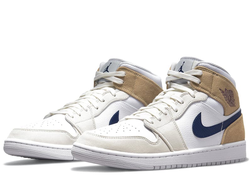 JORDAN 1 MID TAN SUEDE