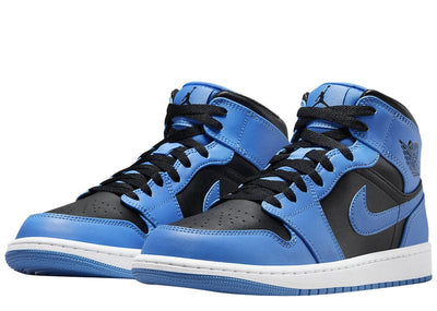 JORDAN 1 MID UNIVERSITY BLUE BLACK