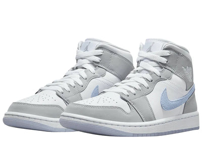 JORDAN 1 MID WOLF GREY ALUMINUM