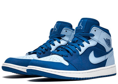 JORDAN 1 RETRO MID TEAM ROYAL ICE BLUE