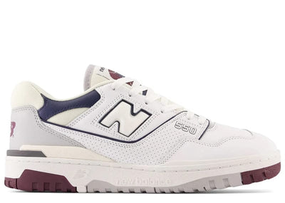 NEW BALANCE 550 WHITE BURGUNDY NAVY