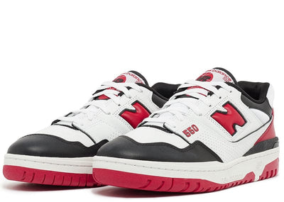 NEW BALANCE 550 WHITE RED BLACK