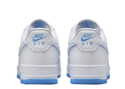 NIKE AIR FORCE 1 '07 LOW WHITE UNIVERSITY BLUE SOLE