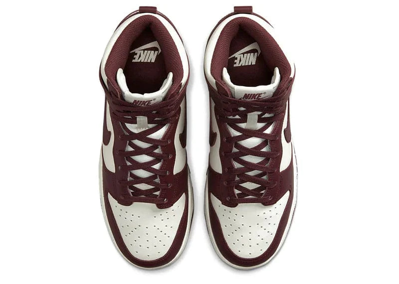 NIKE DUNK HIGH BURGUNDY CRUSH