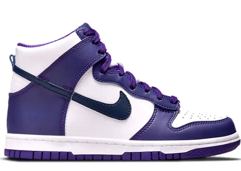NIKE DUNK HIGH ELECTRO PURPLE MIDNIGHT NAVY