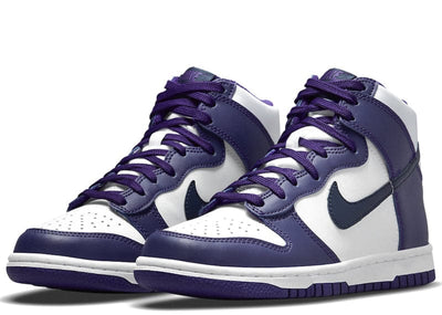 NIKE DUNK HIGH ELECTRO PURPLE MIDNIGHT NAVY