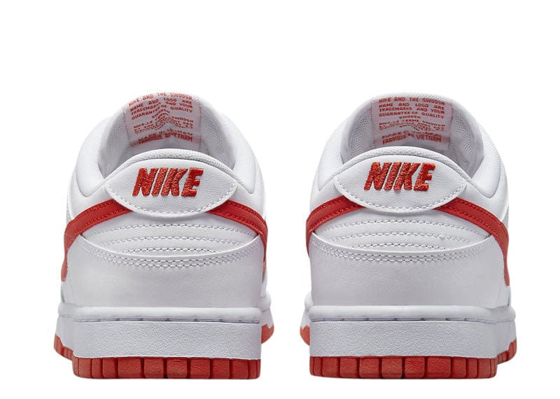 NIKE DUNK LOW RETRO WHITE PICANTE RED