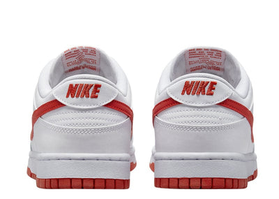 NIKE DUNK LOW RETRO WHITE PICANTE RED