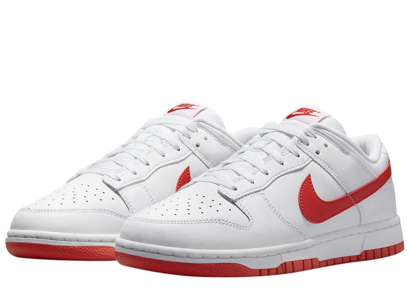 NIKE DUNK LOW RETRO WHITE PICANTE RED