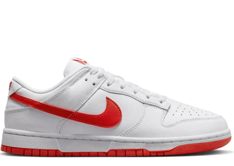 NIKE DUNK LOW RETRO WHITE PICANTE RED