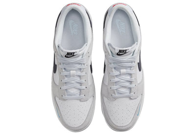 NIKE DUNK LOW WHITE GREY NAVY AQUA MINI SWOOSH
